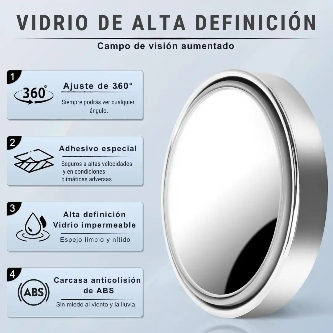 VisualPro® | Espejos para Punto Ciego 360º x2 UND