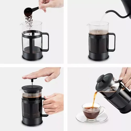 Cafetera Prensa Francesa Vidrio 350ml