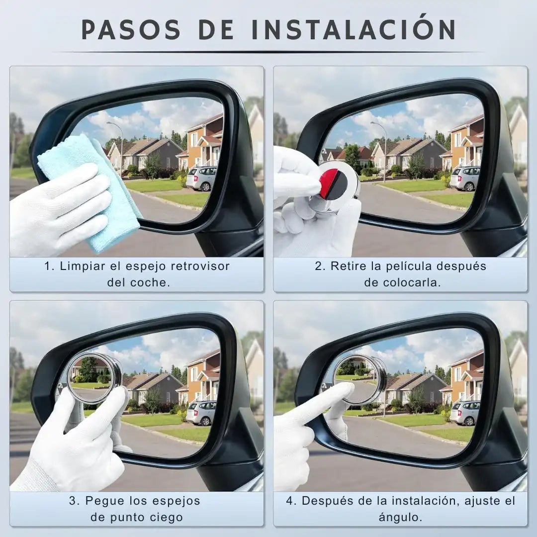 VisualPro® | Espejos para Punto Ciego 360º x2 UND