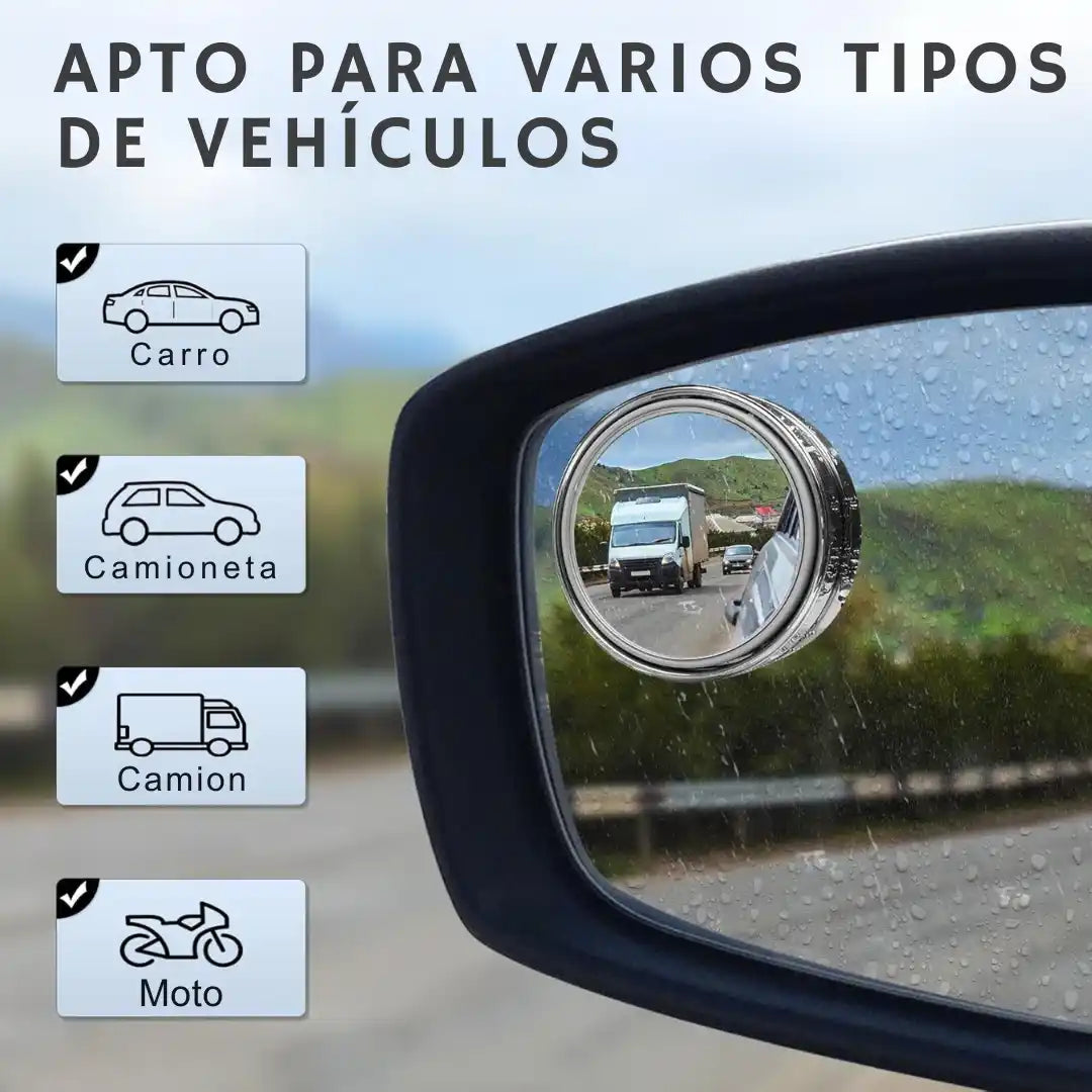 VisualPro® | Espejos para Punto Ciego 360º x2 UND