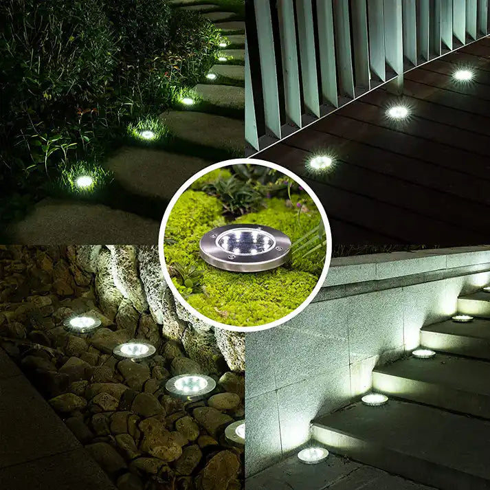 Combo x6 unidades Iluminación Exterior para Jardin Home Light