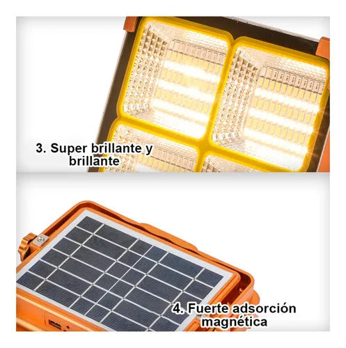 Lampara LED Solar 180 grados