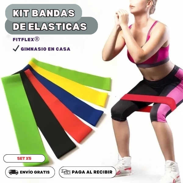 Kit Bandas Elásticas FIT FLEX® X5
