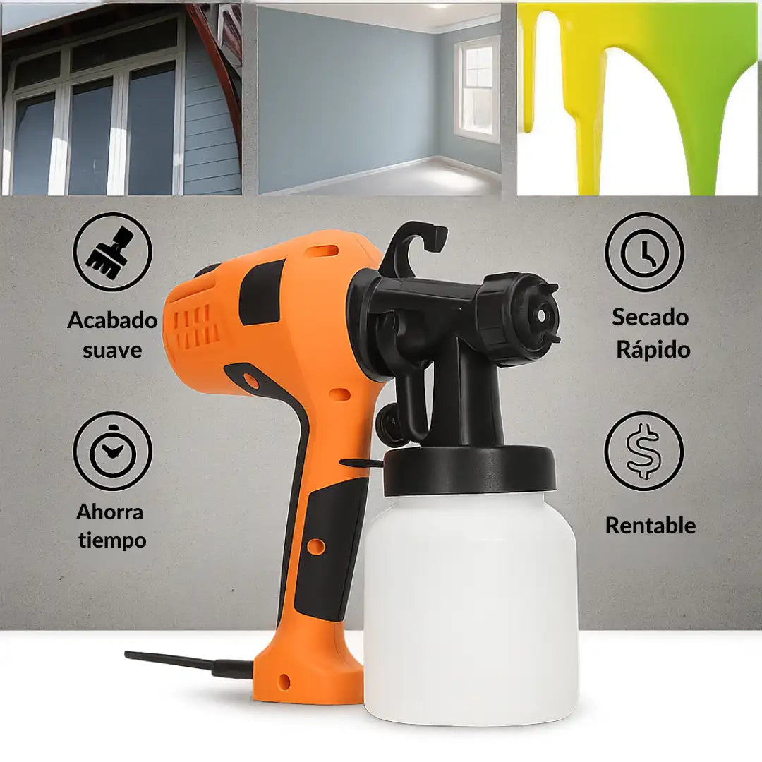 Pistola Pulverizadora Premium 400 W Pulverizador Eléctrico para Pintura de Alta Calidad