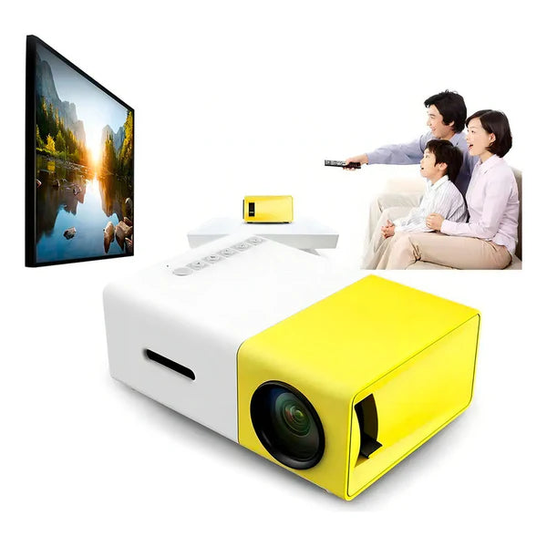 Proyector Portátil USB Cinemax Yg300 600 Lúmenes Alta Proyección