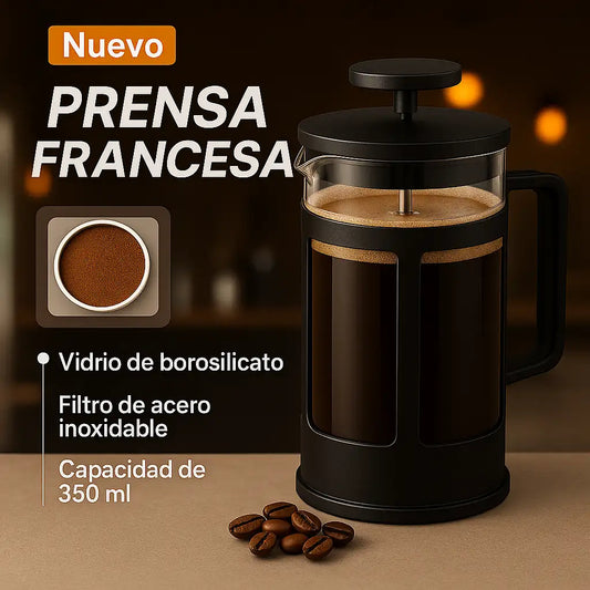 Cafetera Prensa Francesa Vidrio 350ml