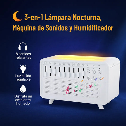 Humidificador de luz nocturna de ruido blanco