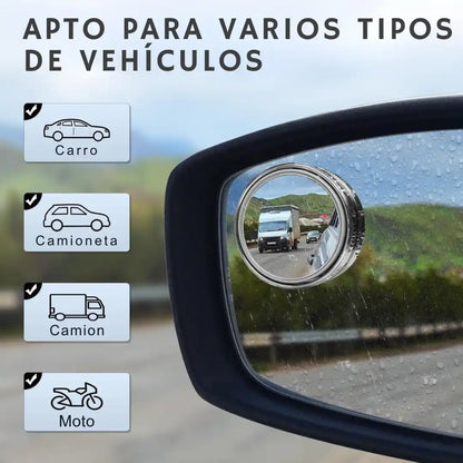 VisualPro® | Espejos para Punto Ciego 360º x2 UND