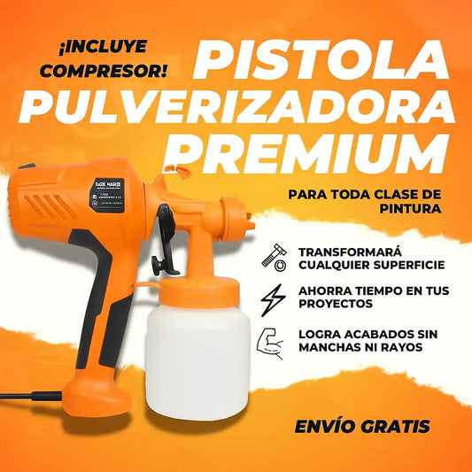 Pistola Pulverizadora Premium 400 W Pulverizador Eléctrico para Pintura de Alta Calidad
